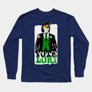 Vote_Loki Long Sleeve T-Shirt